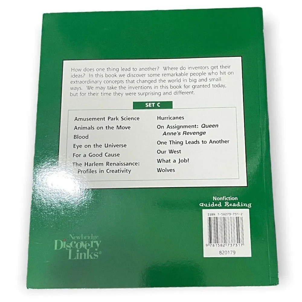 Debra Lucas Children's Book One Thing Leads To Another Educational Newbridge